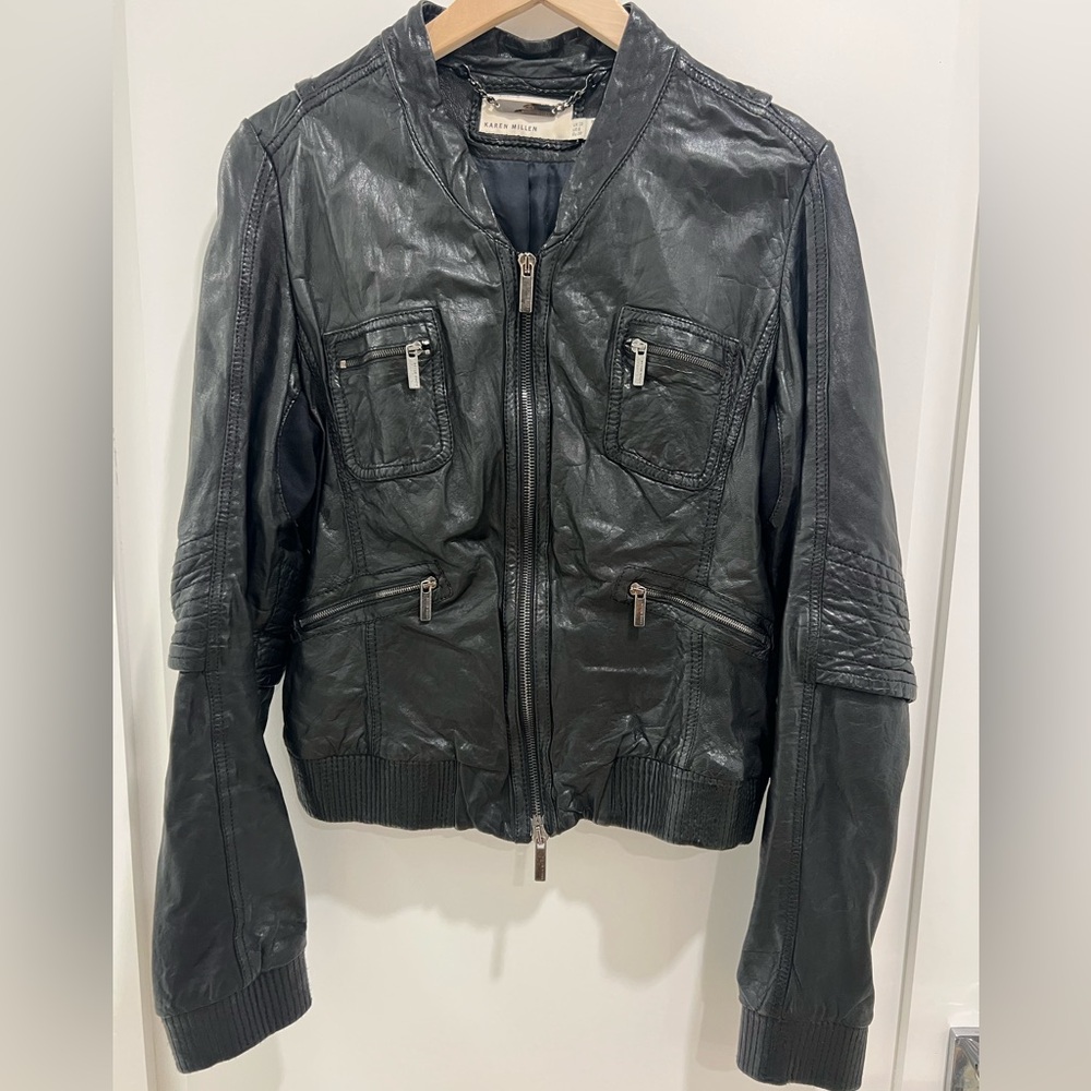 Karen Millen leather jacket